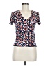Self Esteem Blue Short Sleeve Top Size M - photo 1