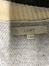 Ann Taylor LOFT Plaid Ivory Turtleneck Sweater Size M - photo 7