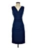 BCBGMAXAZRIA Solid Blue Cocktail Dress Size 4 - photo 1