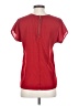 Shrinking Violet Red Short Sleeve Blouse Size XS - photo 2