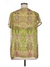 Liz Claiborne 100% Polyester Green Short Sleeve Blouse Size 1X - photo 2