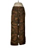 Sundance Camo Brown Linen Pants Size 8 - photo 1