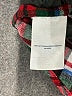 Lands' End 100% Cotton Plaid Red Long Sleeve Button-Down Shirt Size 16 - photo 4