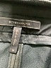 BCBGMAXAZRIA 100% Polyurethane Metallic Black Shorts Size M - photo 3