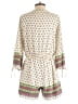 Charming Charlie 100% Polyester Paisley Ivory Romper Size S - photo 2
