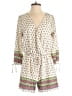 Charming Charlie 100% Polyester Paisley Ivory Romper Size S - photo 1