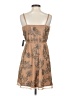 Express 100% Nylon Paisley Tan Cocktail Dress Size XS - photo 2