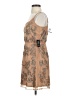 Express 100% Nylon Paisley Tan Cocktail Dress Size XS - photo 5