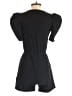 NATION LTD 100% Cotton Solid Black Romper Size XS - photo 2