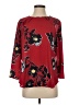 Unbranded Red 3/4 Sleeve Blouse Size S (estimated) - photo 1
