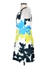 Milly Graphic Blue Cocktail Dress Size 0 - photo 5