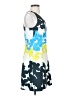 Milly Graphic Blue Cocktail Dress Size 0 - photo 4
