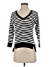 White House Black Market Stripes Black Pullover Sweater Size XXS - photo 1