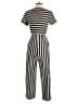 Xhilaration Stripes Black Jumpsuit Size XS - photo 2