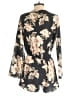 Lulus 100% Polyester Floral Gray Romper Size XS - photo 2