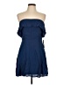 Maddy...K Solid Blue Cocktail Dress Size L - photo 1