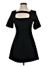 Zara Solid Black Cocktail Dress Size S - photo 1