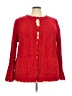 Unbranded 100% Polyester Red Cardigan Size 3X - photo 1
