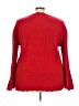Unbranded 100% Polyester Red Cardigan Size 3X - photo 2