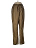 Missguided 100% Polyester Stripes Gold Casual Pants Size 8 - photo 1