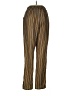 Missguided 100% Polyester Stripes Gold Casual Pants Size 8 - photo 2