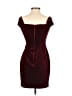 Nicholas Solid Burgundy Cocktail Dress Size 4 (estimated) - photo 2