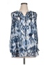 Cristina B. 100% Polyester Blue Sleeveless T-Shirt Size XL - photo 1