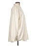 Gap 100% Polyester Solid Ivory Long Sleeve Blouse Size L - photo 4