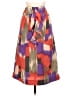 Gap Outlet 100% Polyester Graphic Orange Casual Skirt Size S - photo 1