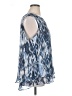 Cristina B. 100% Polyester Blue Sleeveless T-Shirt Size XL - photo 4