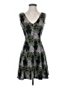 H&M Print Green Cocktail Dress Size XS - photo 1