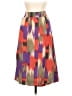 Gap Outlet 100% Polyester Graphic Orange Casual Skirt Size S - photo 2