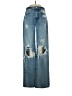 FRAME Graphic Blue Jeans Size 23 waist - photo 1