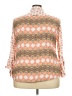 Style&Co Print Orange Long Sleeve Blouse Size 3X - photo 2