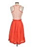 Hunter Dixon 100% Polyester Color Block Orange Casual Dress Size 6 - photo 2