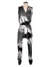Ariella Metallic Silver Jumpsuit Size S - photo 1