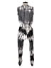 Ariella Metallic Silver Jumpsuit Size S - photo 2