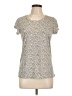 QMack Silver Short Sleeve Top Size L - photo 1
