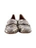 Madewell 100% Leather Print Green Flats Size 8 - photo 2