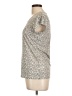 QMack Silver Short Sleeve Top Size L - photo 5