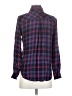 Rails 100% Rayon Plaid Purple Long Sleeve Button-Down Shirt Size S - photo 2