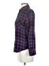 Rails 100% Rayon Plaid Purple Long Sleeve Button-Down Shirt Size S - photo 5