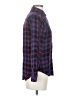 Rails 100% Rayon Plaid Purple Long Sleeve Button-Down Shirt Size S - photo 4