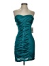 Love 100% Polyester Teal Cocktail Dress Size 5 - photo 1