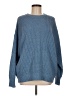 American Eagle Outfitters Solid Blue Pullover Sweater Size M - photo 1