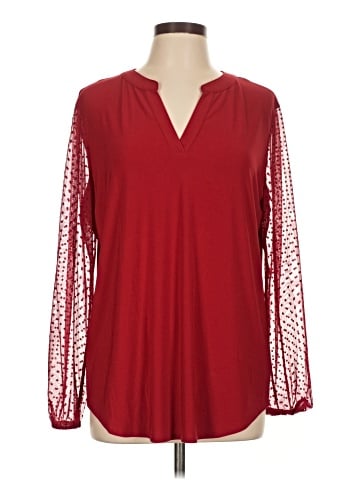 Kasper Long Sleeve Blouse (view 1)