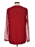 Kasper Red Long Sleeve Blouse Size L - photo 2
