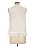 Zac & Rachel Ivory Sleeveless Blouse Size L - photo 2