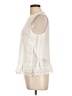 Zac & Rachel Ivory Sleeveless Blouse Size L - photo 5