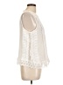 Zac & Rachel Ivory Sleeveless Blouse Size L - photo 4